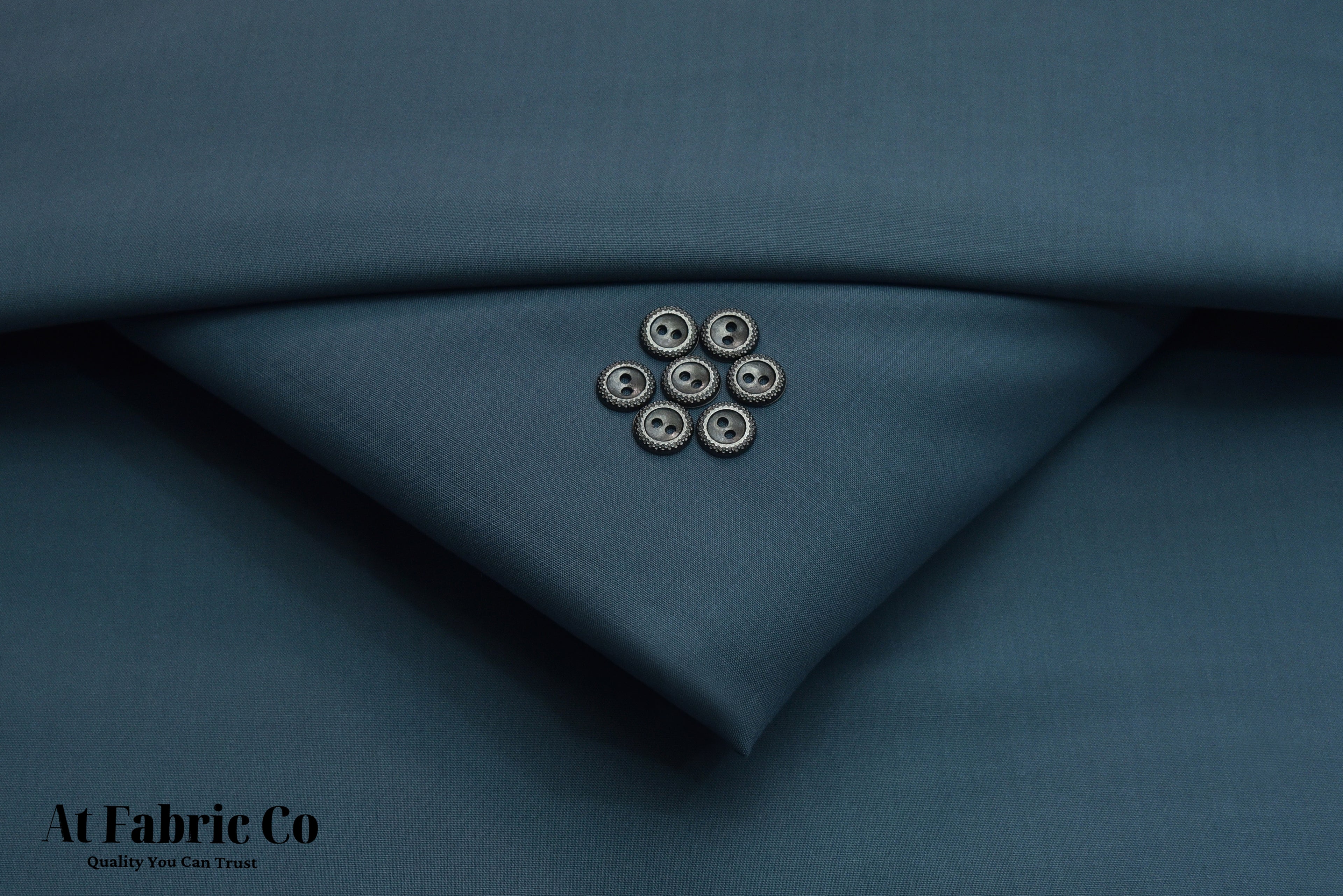 Imported Wash & Wear Light Navy Grey